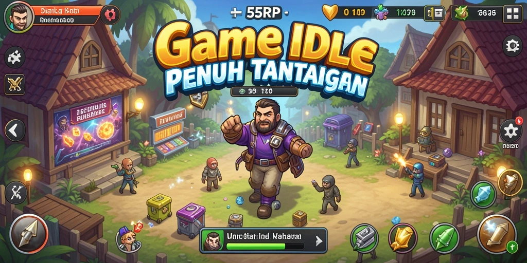 Tampilan gameplay 55RP yang mengasyikkan dan penuh warna.
