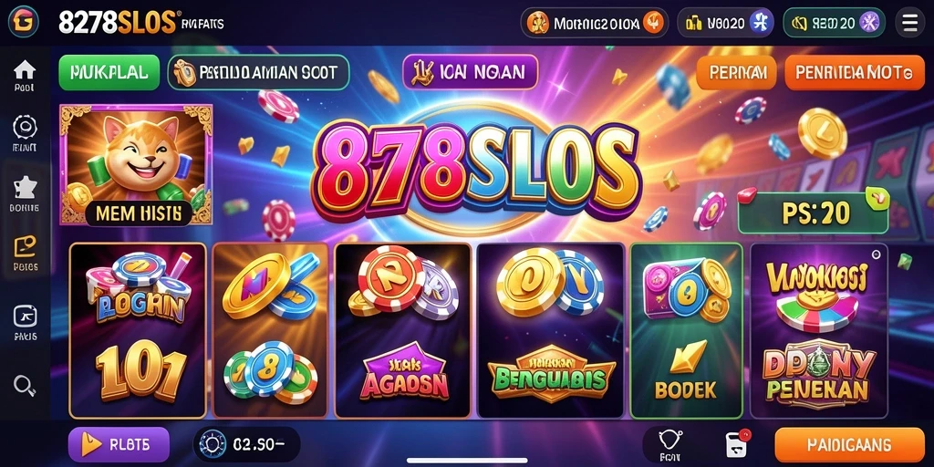 Tampilan antarmuka pengguna 8278SLOTS yang intuitif dan menarik.