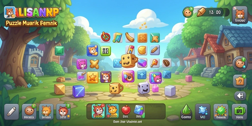 Tampilan gameplay menarik dari ALISANRP dalam puzzle yang menantang.