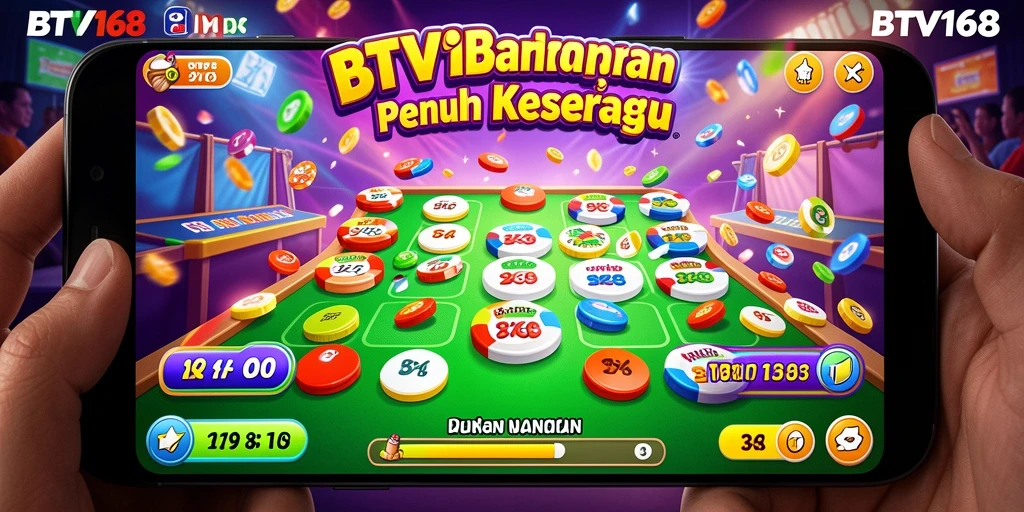 Tampilan gameplay BTV168 yang menarik dan seru saat bermain Bingo.