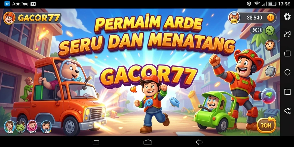 Tampilan gameplay seru di GACOR77 dengan berbagai level menantang.