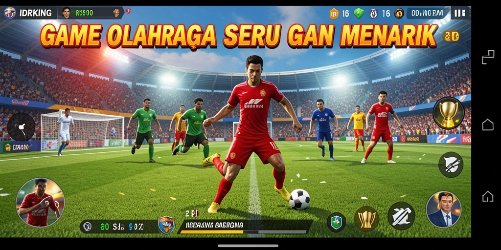 Tampilan gameplay dari IDRKING yang menegangkan dan seru.