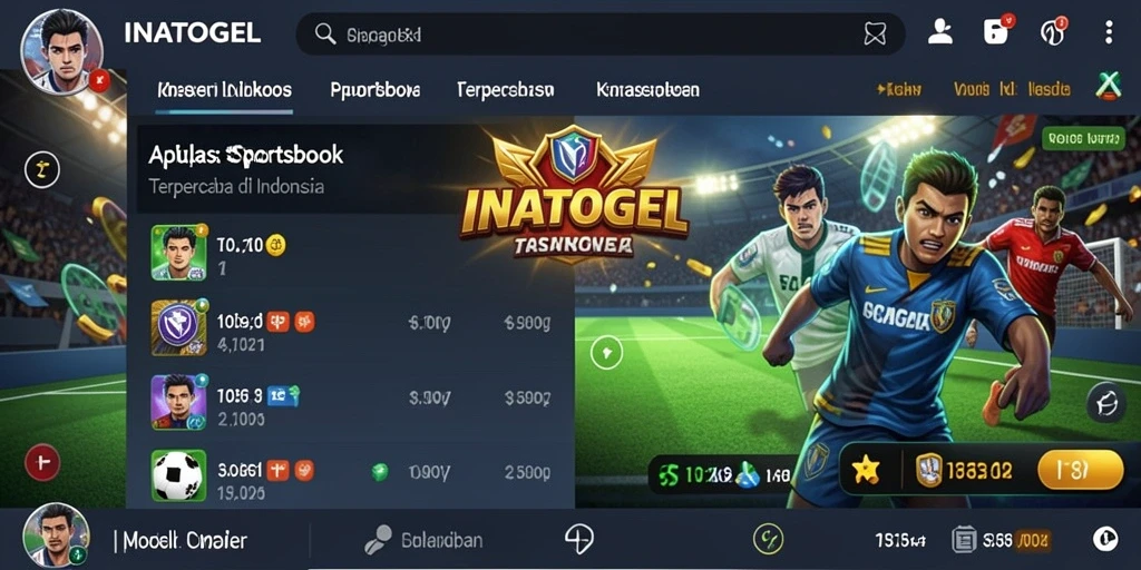 Tampilan gameplay INATOGEL yang menarik dan interaktif pada aplikasi Sportsbook.