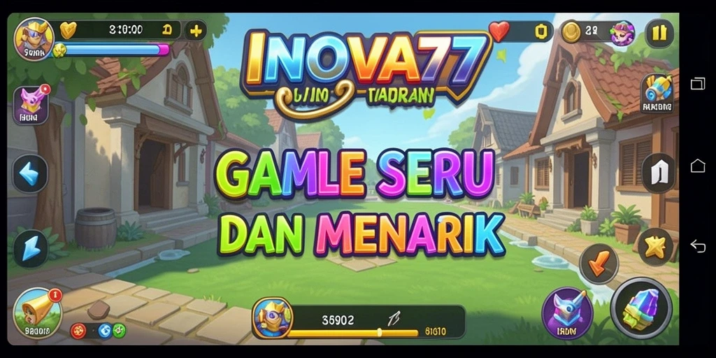Tampilan gameplay seru dari INOVA77 yang membuat ketagihan.