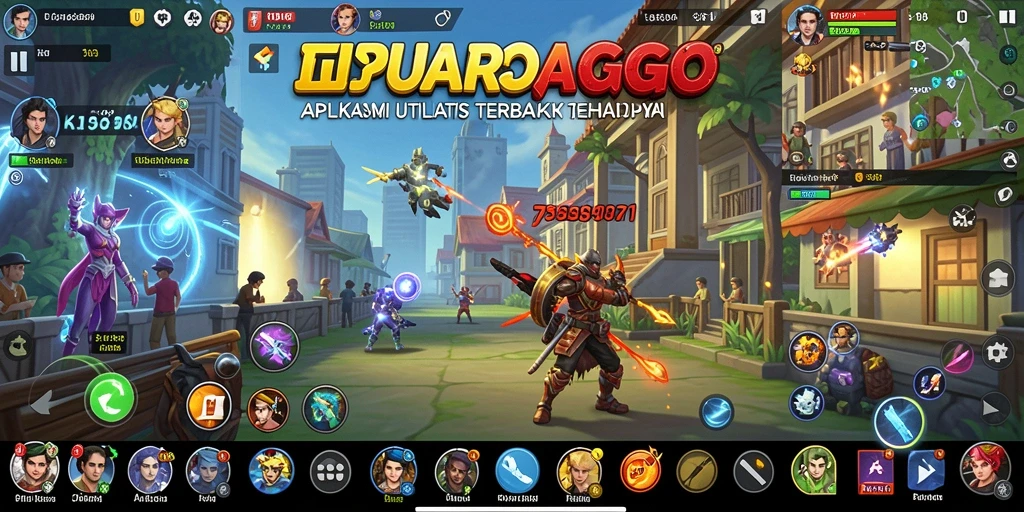 Tampilan utama JUARAGO dengan berbagai fitur utilitas.
