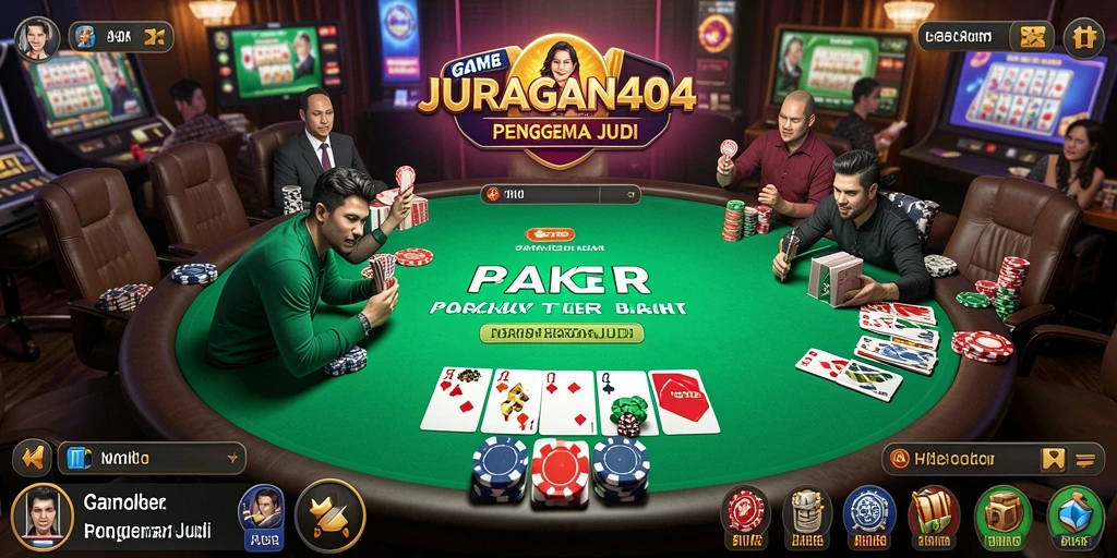 Tampilan gameplay JURAGAN404 yang menegangkan dan seru.
