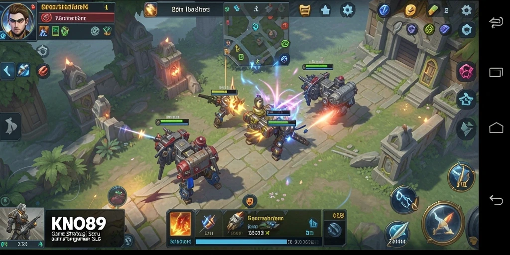 Screenshot gameplay KNO89 yang menampilkan aksi strategi mendebarkan.