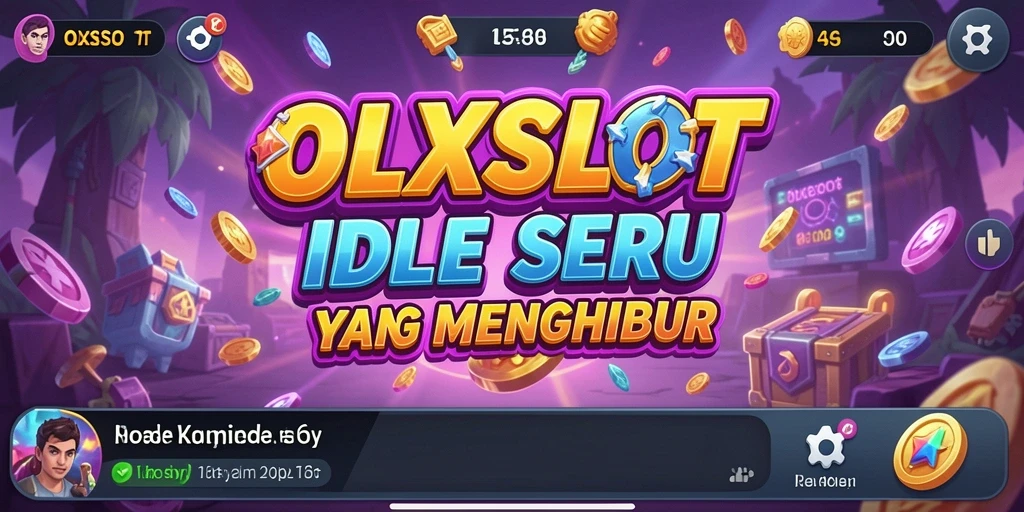Tampilan permainan OLXSLOT yang menarik dengan elemen gameplay Idle.