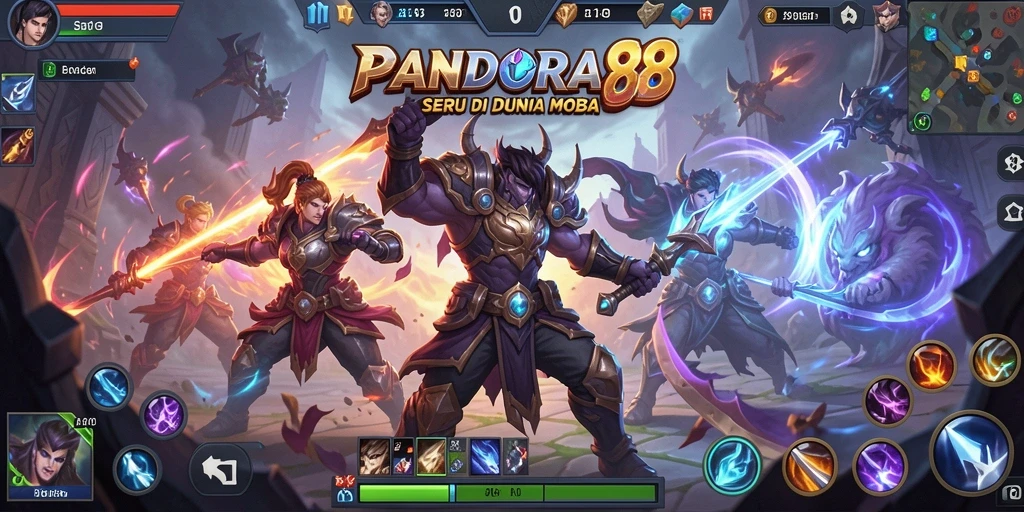 Tampilan menarik dari gameplay penuh aksi PANDORA88.