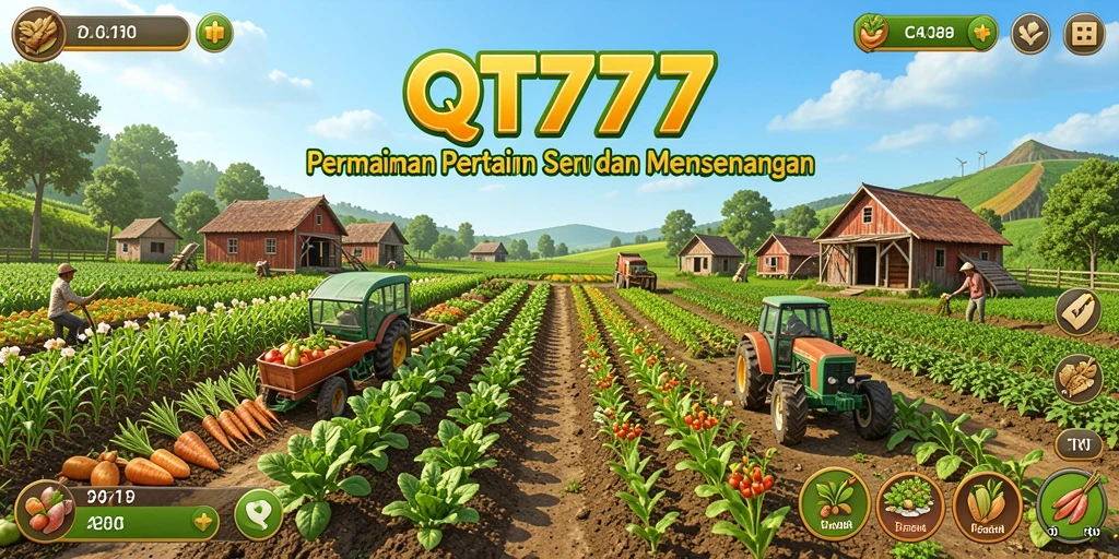 Screenshot QT777 menampilkan gameplay pertanian yang seru dan interaktif.