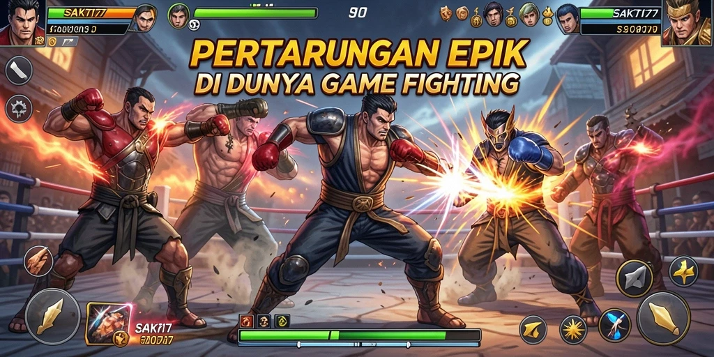 Tampilan aksi mendebarkan dari gameplay SAKTI77 yang penuh energi.