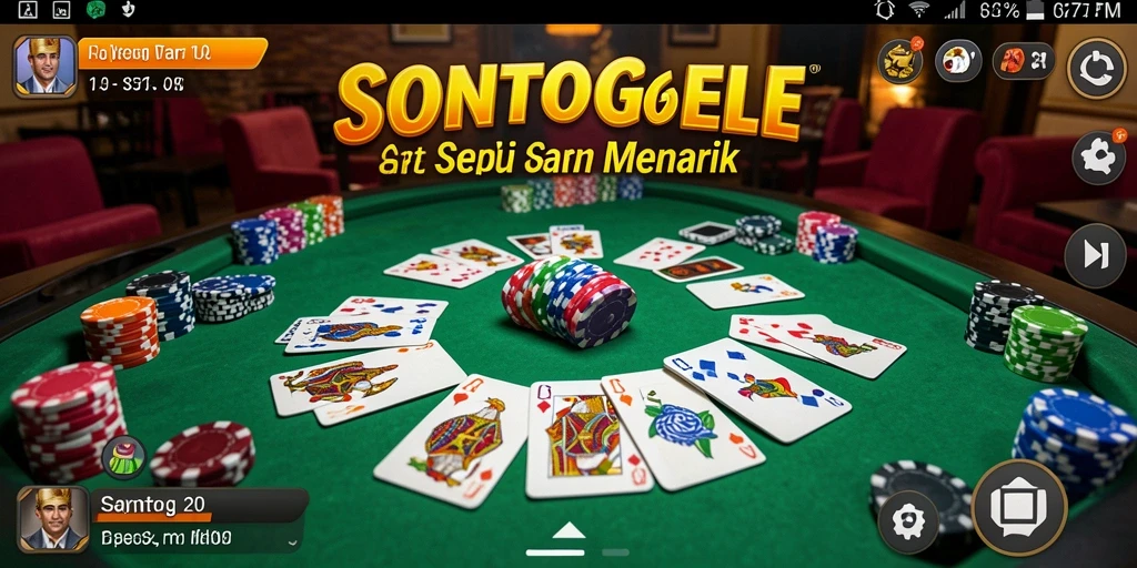 Screenshot gameplay SONTOGEL menampilkan keseruan bermain Gaple.