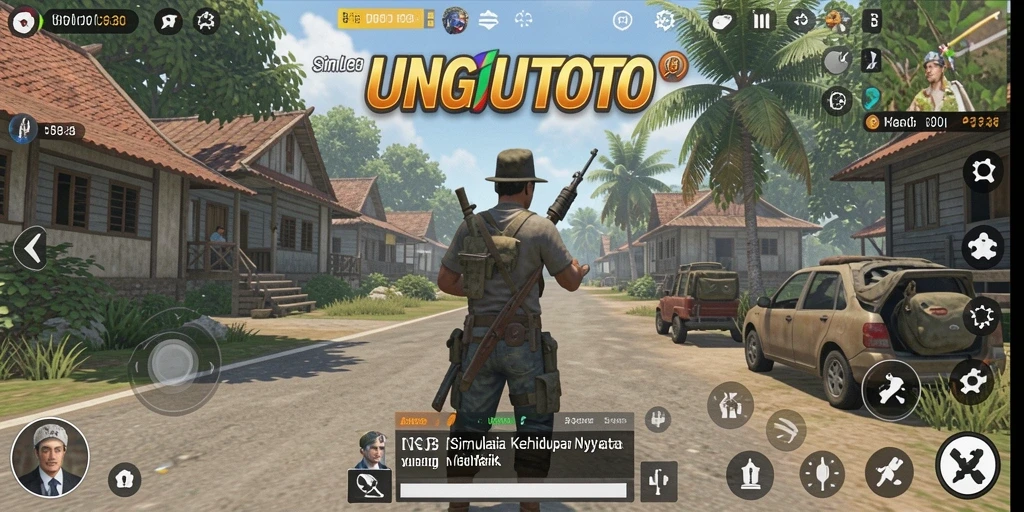 Tampilan gameplay UNGUTOTO yang menarik dan interaktif.